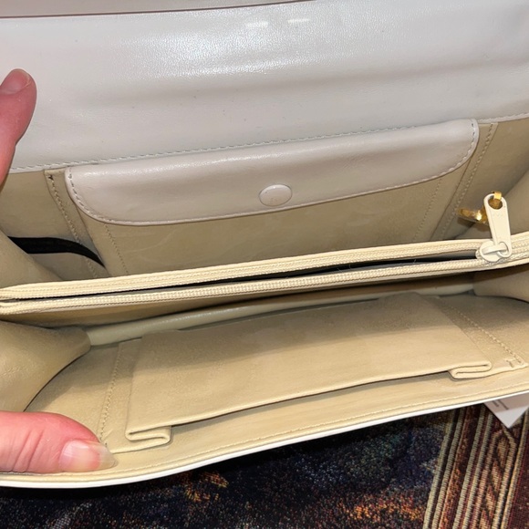 Vintage Christian Dior White Shoulder Bag - Picture 7 of 12